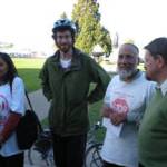 A cross country cyclist from Victoria who met Imam Syed Soharwardy in Sault St Marie, Ontario attended the closing ceremony at the B.C. Legislature Building in Victoria. In fact, he promised Imam Soharwardy that he would see him in Victoria when he arrives