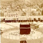 A historic photograph of Masjid Al Haraam in 1951