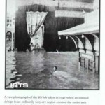 In 1941, Masjid Al Haraam was flooded with rain after a very dry season.  However, the Tawaf of this Bait Al Ateeq never stops; people were making Tawaf while swimming.