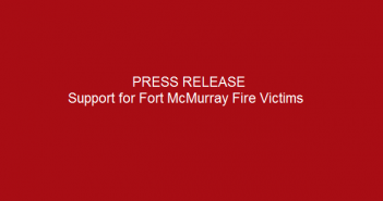 Press-release-Support-for-Fort-McMurray-Fire-Victims