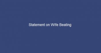 Current-Affairs-Statement-on-Wife-Beating