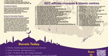ISCC affiliate mosques & Islamic centres