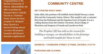 A New Mosque and Islamic Centre in Old Ottawa South